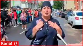 "Help us" – Shedding tears, Russians in Kursk ask Putin for help