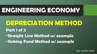 Engineering Economy - Depreciation Part 1 of 2 - Taglish