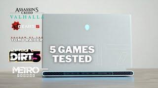 Alienware X17 Gaming Performance (Intel Core i7-11800H + Nvidia RTX 3070): 5 games tested!