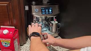 Making a latte with the new Breville Oracle Jet! (Easy? Quick?)