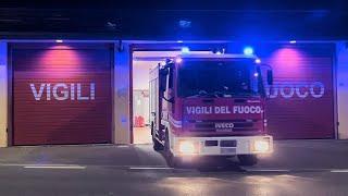 [RESERVE] Partenza Vigili del Fuoco Garlasco //Garlasco FD Engine 7 responding to an electrical fire