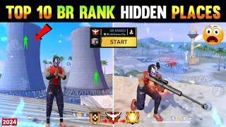 Top 10 Hidden Places in Bermuda | Hidden Places In Free Fire | BR Rank Push | Garena Free Fire | FF