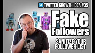 Fake Followers? Sanitize your Follower List — Twitter Growth Idea #35