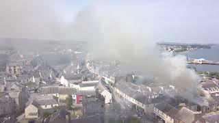 Huge Fire in Stranraer friday afternoon