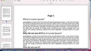 How to extract and save certain pages in pdf in Mac OS 2020