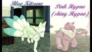 Roblox:"Creepypasta Life RP" Pink Hypno(shiny hypno) +Blue Kitsune [IT'S A GLITCH/how to get it]