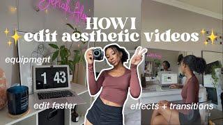 How I edit my youtube videos aesthetic | equipment, final cut pro tutorial (editing tips & tricks)