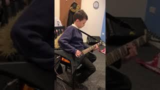 9 year old guitarist plays Metallica Enter Sandman - Archie Sanderson