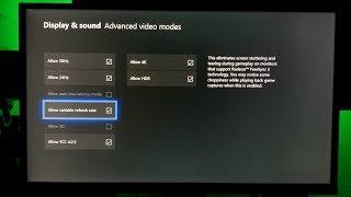 Xbox one X Freesync 2 ( Variable Refresh Rate) on a 4K HDR BenQ Monitor