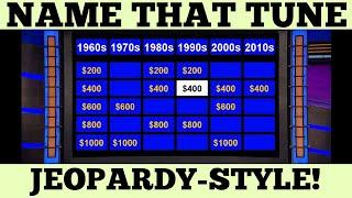 Name That Tune Music Trivia Jeopardy Style Quiz #18