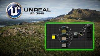 UE4: How To Creating Landscape & Texturing It