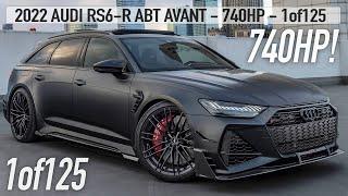 1of125! 2022 AUDI RS6-R ABT AVANT 740HP/920NM - MURDERED OUT DAYTONA MATTE BEAST - In Detail 4K