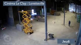 Cinéma Le Clap Loretteville : Montage des murs