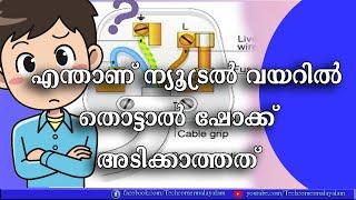 ന്യൂട്രലിൽ തൊട്ടാൽ ഷോക്ക് അടിക്കില്ലേ ? | Why Neutral Wire don't give Electric Shock