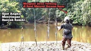 SPOT ANGKER BIKIN ULAH LAGI SAAT MANCING GURAME MONSTER