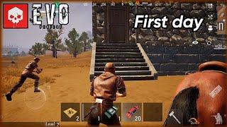 7 Day Survival Challenge || Project EVO || watch waht i do in my First day || Part 1