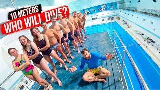 Regular People vs. OLYMPIC DIVING | Tough Challenge at the Swimming Pool
