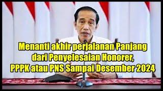 Menanti akhir perjalanan Panjang dari Penyelesaian Honorer, PPPK atau PNS Sampai Desember 2024?