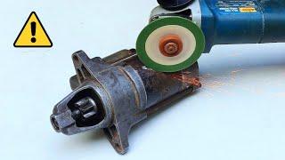 Do Not Throw Away your Car Starter Motor - 12v 200 Amp DC Motor Reuse DIY