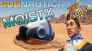 Beating subnautica with only 15s in water!? Creative Moist%