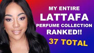 MY ENTIRE LATTAFA PERFUME COLLECTION RANKED! | 37 VIRAL & HYPED |  BEST MIDDLE EASTERN PERFUMES