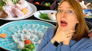 Eating Fugu Pufferfish in Japan: The Most Poisonous Fish in the World! 