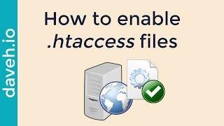 Enable .htaccess files in the virtual host configuration