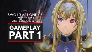 SWORD ART ONLINE Alicization Lycoris | Gameplay Part 1  - First 50 Minutes