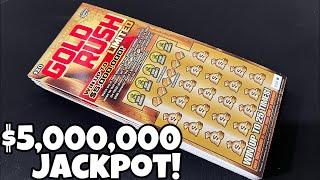 Gold Rush Limited Full Book!! | Scratching a $600 Pack of Florida Lottery Tickets!!