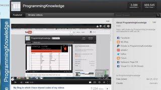Welcome to ProgrammingKnowledge Youtube Channel