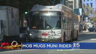 Mob Of Teens Mug Rider On Muni Bus