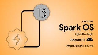 Spark OS 13.6 review | Android 13 | Custom ROM | ft.Redmi note 5