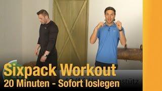 Ganzkörper Sixpack Workout: 20 Minuten Fitness-Programm zum Mitmachen - abnehmen & definieren