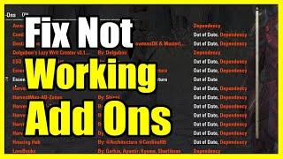 How to Fix an Add On that isn't Working on Elder Scrolls Online (Get Missing Add Ons)