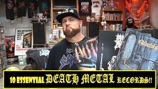 10 ESSENTIAL DEATH METAL RECORDS!! - YOU NEED THESE..OG PRESS VINYL