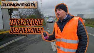 Przemek miał do dyspozycji POLICJĘ Z RADIOWOZEM! ‍️ | Złomowisko PL