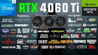 RTX 4060 Ti Test in 50 Games in 2024