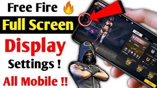 Free Fire Full Display Play Settings | Full Display Mobile Free Fire| Realme & Redmi | #shorts #TN