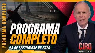 "John" toca tierra como huracán categoría 3 | Ciro Gómez Leyva | Programa del 23/9/2024