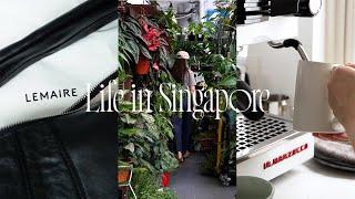 Life in Singapore | LEMAIRE Fortune Croissant Bag, Plant Shopping, Coffee Gear and Chilling at Home