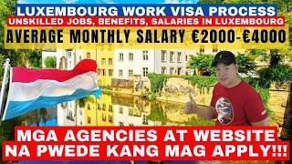 LUXEMBOURG WORK VISA PROCESS 2024 | MGA AGENCIES AT WEBSITE PWEDENG MAG APPLY