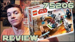 Lego Star Wars 75206 Jedi & Clone Troopers Battle Pack Review | Обзор ЛЕГО Звёздные Войны