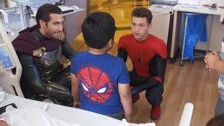 Kids Flip Out When Tom Holland Surprises Them at Hospital