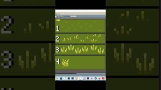 Pixel Art: How to make grass in Aseprite #shorts #pixelart #animation #howto #tutorial