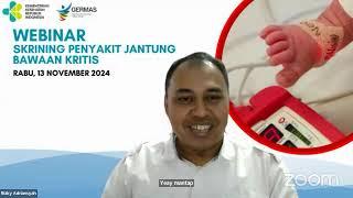 Webinar Skrining PJB Kritis