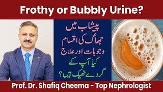 Frothy or Bubbly Urine & proteinuria, Causes and Treatment By The Best Nephrologist in Lahore