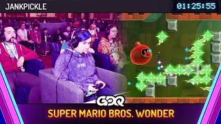 Super Mario Bros. Wonder by JankPickle in 1:25:55 - Awesome Games Done Quick 2024