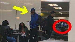 Playing INAPPROPRIATE Songs in the Library PRANK | West Georgia UWG 23