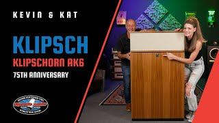 Klipsch Klipschorn AK6 75th Anniversary w/ Upscale Audio's Kevin Deal and Kat Ourlian
