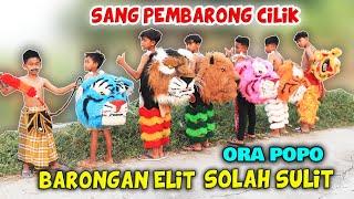 SANG PEMBARONG CILIK | BOCIL MAIN BARONGAN SAMPAI KESURUPAN | Nadin And Friend